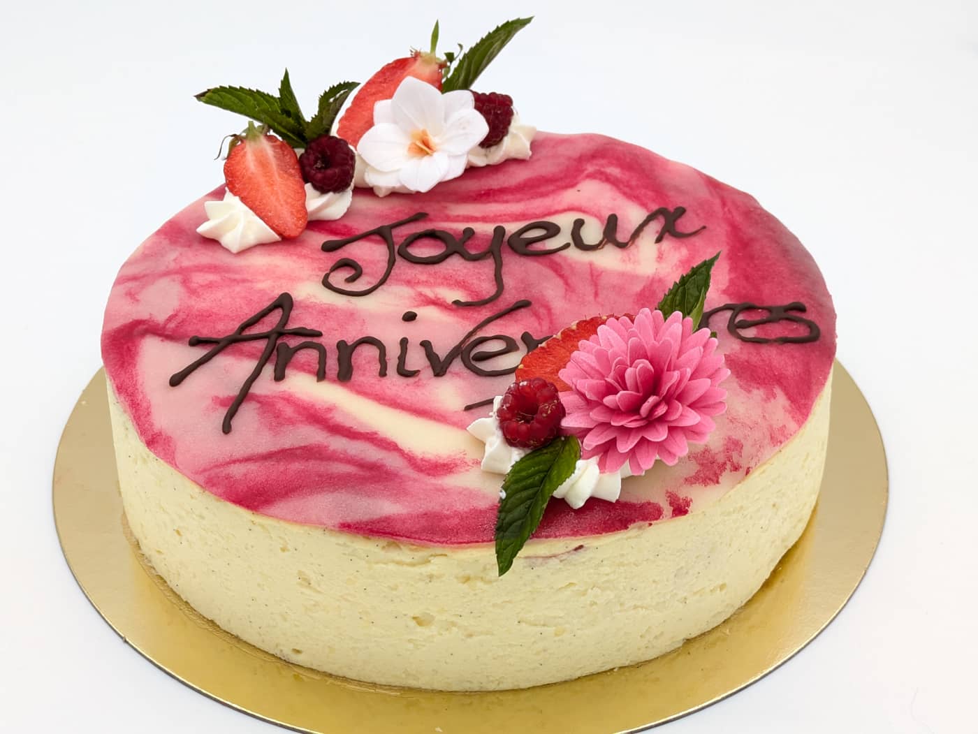 Gâteau d'anniversaire personnalisé et sur-mesure